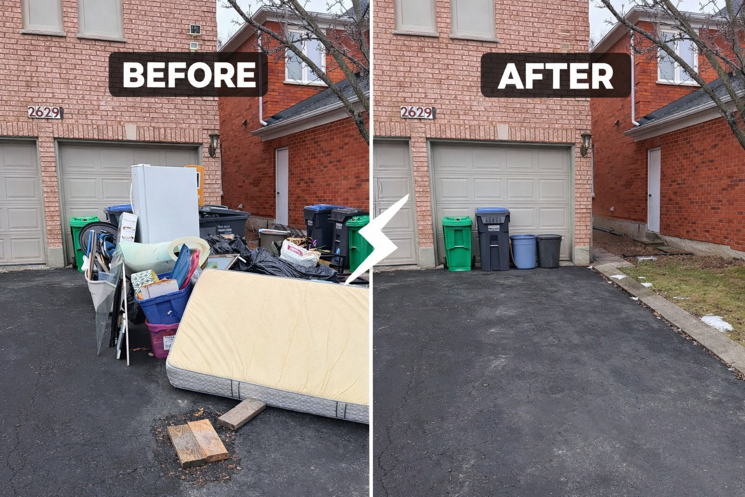 Completed Gone2Day moving and junk removal job in the GTA
